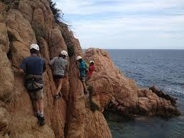 recorrido de la Vía Ferrata Cala del Molí 